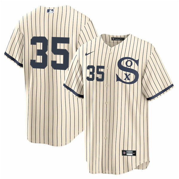 Frank Thomas Chicago White Sox cream jersey