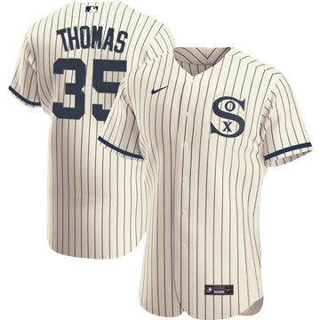 Frank Thomas Chicago White Sox cream jersey