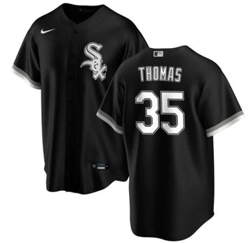 Frank Thomas Chicago White Sox black jersey