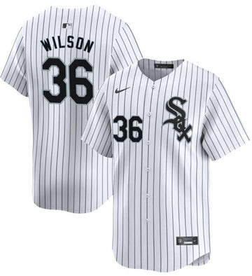 Steven Wilson Chicago White Sox white Limited jersey