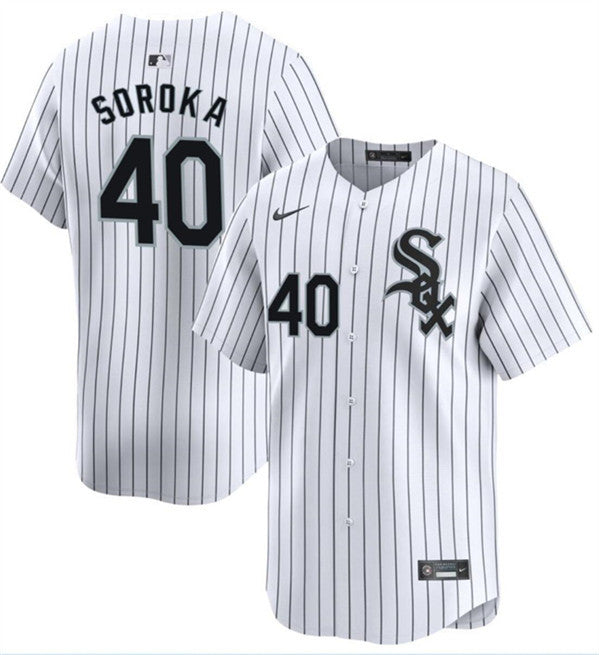 Michael Soroka Chicago White Sox white Limited jersey