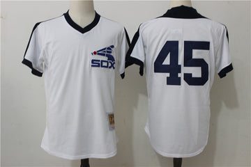 Michael Jordan Mitchell Ness Chicago White Sox white Cooperstown jersey