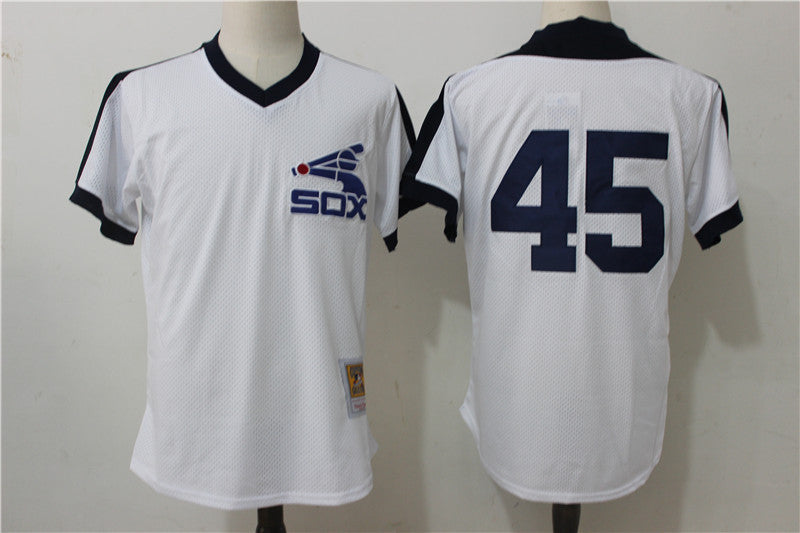 Michael Jordan Mitchell Ness Chicago White Sox white Cooperstown jersey