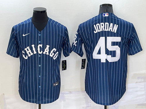 Michael Jordan Chicago White Sox navy jersey