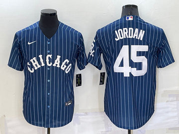 Michael Jordan Chicago White Sox navy jersey