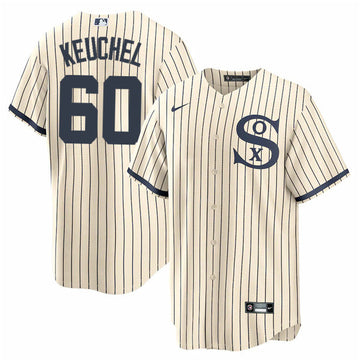 Dallas Keuchel Chicago White Sox cream jersey