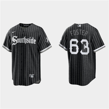 Matt Foster Chicago White Sox black City Connect jersey