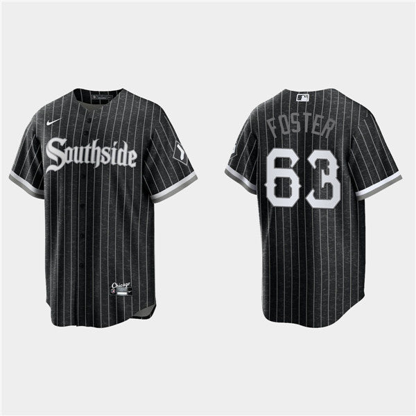 Matt Foster Chicago White Sox black City Connect jersey