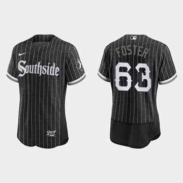 Matt Foster Chicago White Sox black City Connect jersey