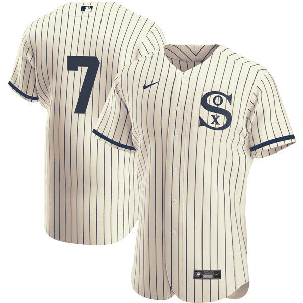 Tim Anderson Chicago White Sox cream jersey