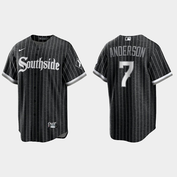 Tim Anderson Chicago White Sox black City Connect jersey