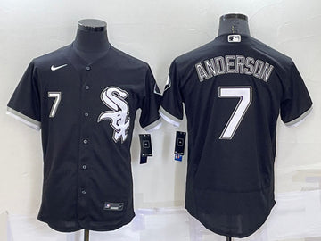 Tim Anderson Chicago White Sox black jersey