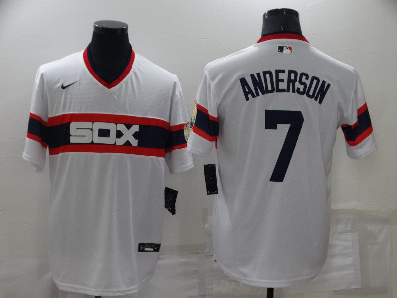 Tim Anderson Chicago White Sox Throwback jersey
