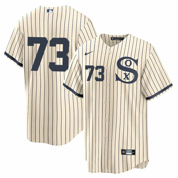 Yermin Mercedes Chicago White Sox cream jersey