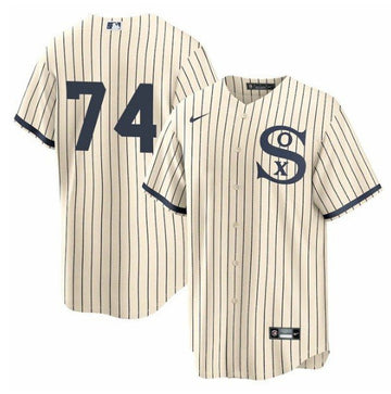 Eloy Jimenez Chicago White Sox cream jersey