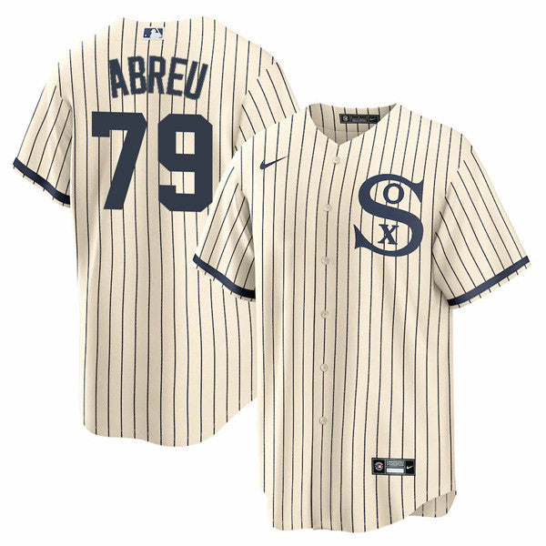 Jose Abreu Chicago White Sox cream jersey