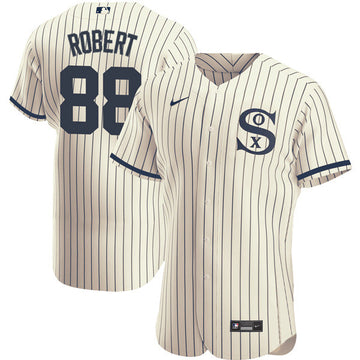 Luis Robert Chicago White Sox cream jersey
