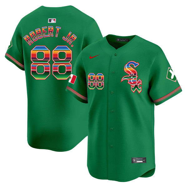Luis Robert Jr Chicago White Sox green Vapor jersey