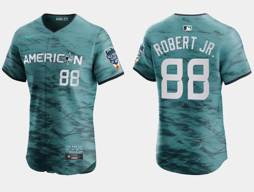 Luis Robert Jr Chicago White Sox teal All-Star jersey