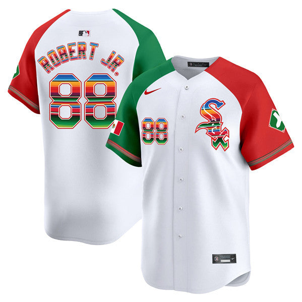 Luis Robert Jr Chicago White Sox white Vapor jersey
