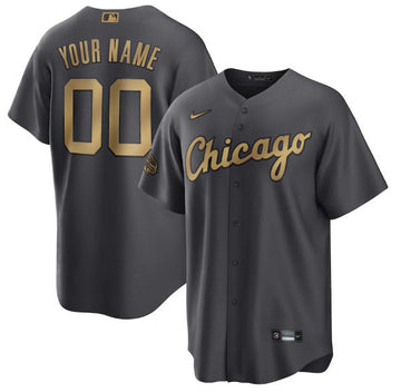 Custom Chicago White Sox charcoal All-Star jersey