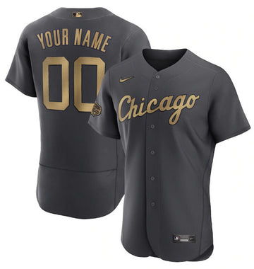 Custom Chicago White Sox charcoal All-Star jersey