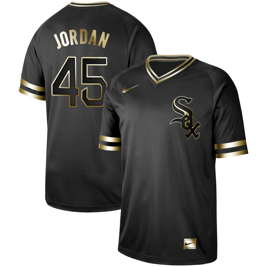 Blank Michael Jordan Chicago White Sox black jersey