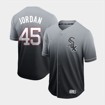 Blank Michael Jordan Chicago White Sox gray jersey