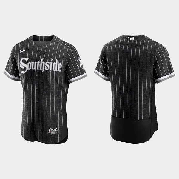 Custom Chicago White Sox black City Connect jersey
