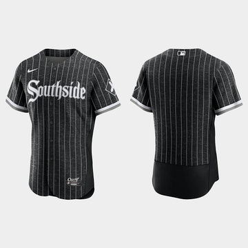 Custom Chicago White Sox black City Connect jersey