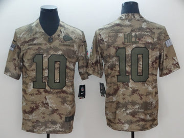 Tyreek Hill Kansas City Chiefs camo Salute To Service jersey