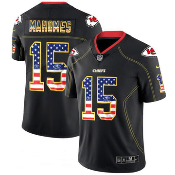 Patrick Mahomes Kansas City Chiefs black Color Rush jersey