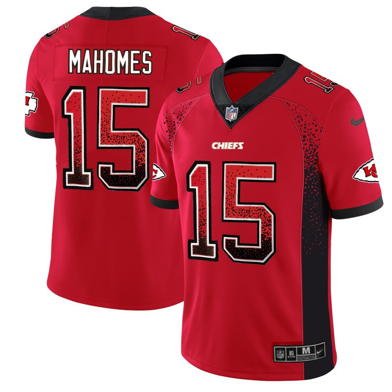 Patrick Mahomes Kansas City Chiefs red Color Rush jersey
