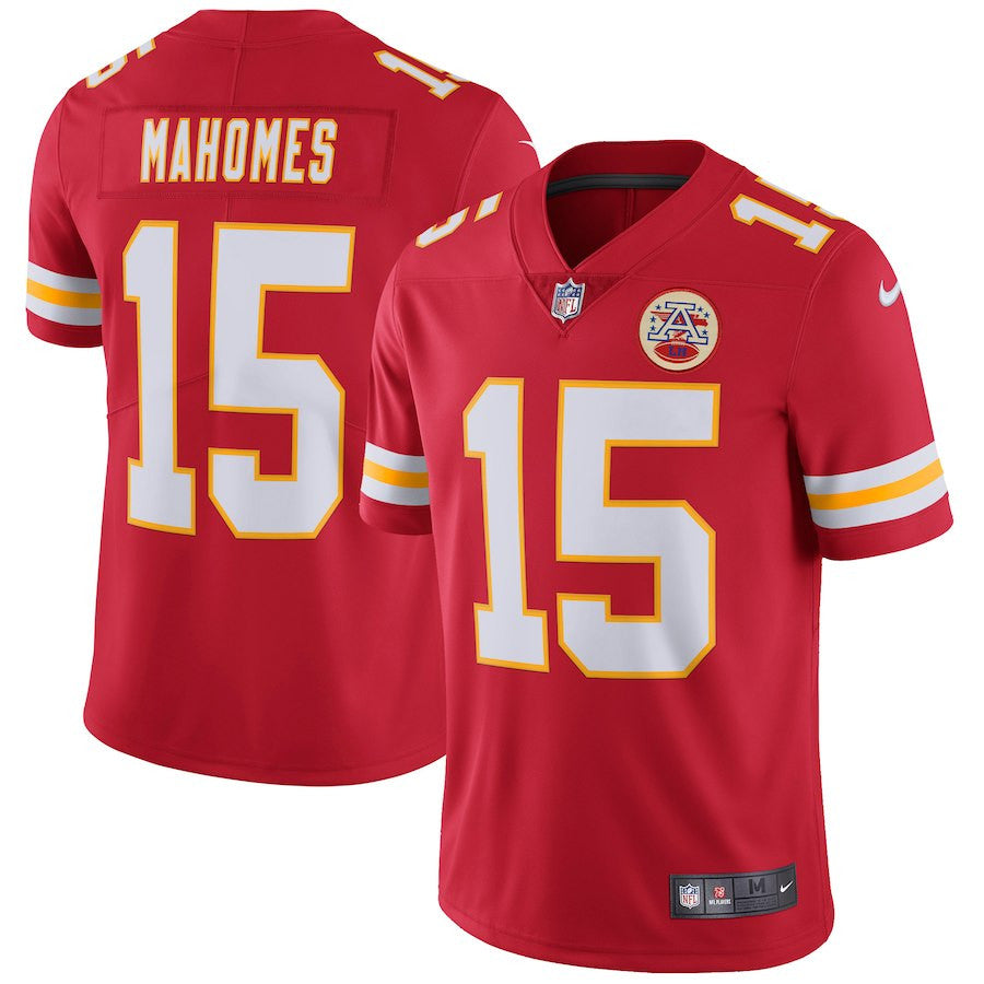 Patrick Mahomes Kansas City Chiefs red Vapor jersey