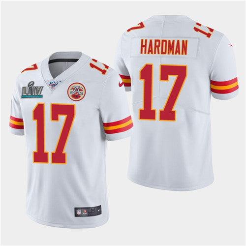 Mecole Hardman Kansas City Chiefs white Vapor jersey