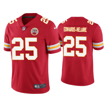 Clyde Edwards-Helaire Kansas City Chiefs red Vapor jersey