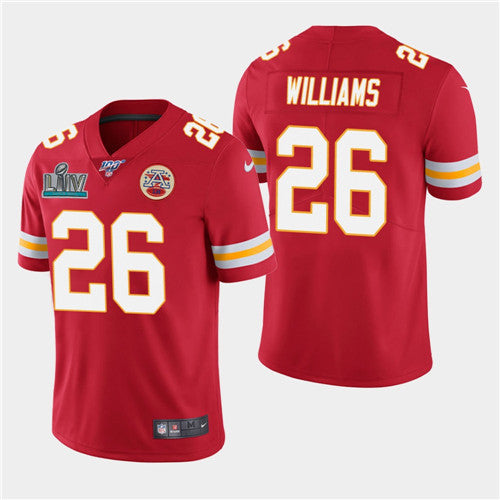 Damien Williams Kansas City Chiefs red Vapor jersey