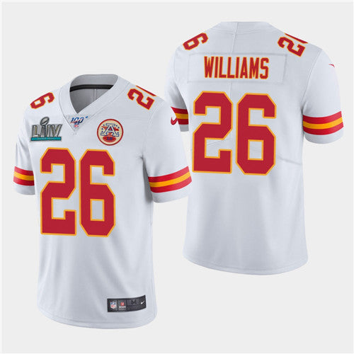 Damien Williams Kansas City Chiefs white Limited jersey