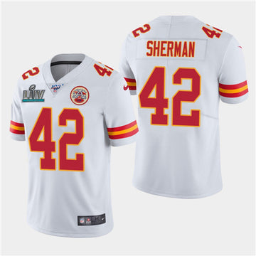 Anthony Sherman Kansas City Chiefs white Vapor jersey