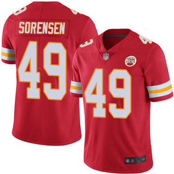 Daniel Sorensen Kansas City Chiefs red Vapor jersey