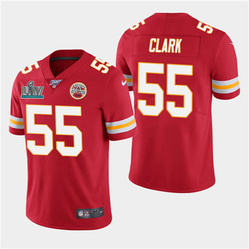 Frank Clark Kansas City Chiefs red Vapor jersey