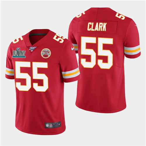 Frank Clark Kansas City Chiefs red Vapor jersey