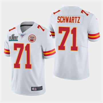 Mitchell Schwartz Kansas City Chiefs white Vapor jersey