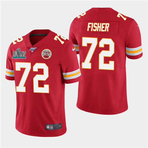 Eric Fisher Kansas City Chiefs red Vapor jersey