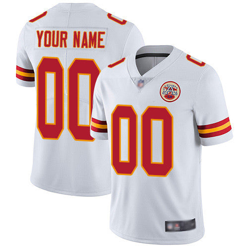Active Kansas City Chiefs white Vapor jersey