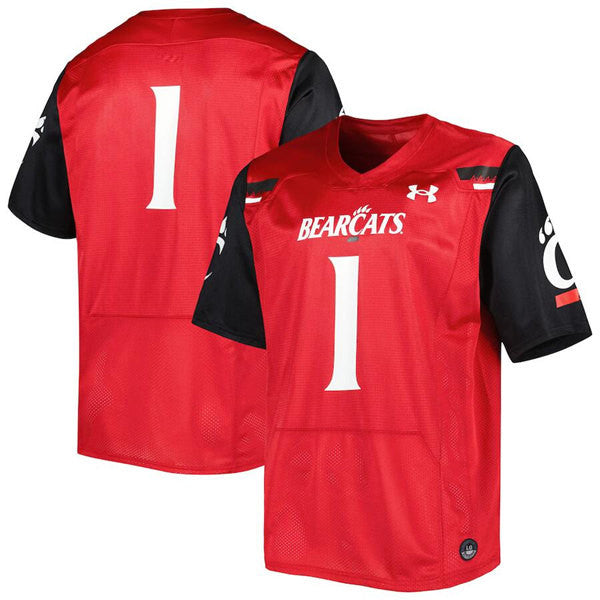 Custom Cincinnati Bearcats red jersey