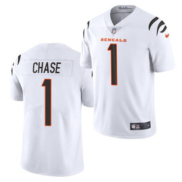 Ja'Marr Chase Cincinnati Bengals white Vapor jersey
