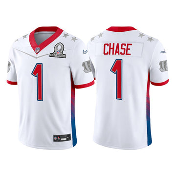 Ja'Marr Chase Cincinnati Bengals white jersey