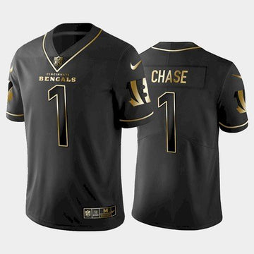 Ja'Marr Chase Cincinnati Bengals black jersey