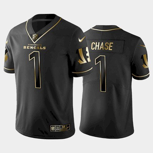 Ja'Marr Chase Cincinnati Bengals black jersey